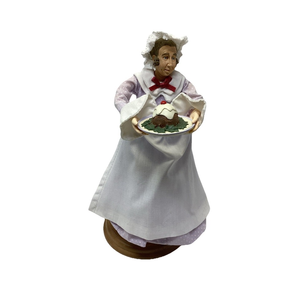 Hallmark Victorian Carolers Mrs. Cratchet  Limited Edition Figurine By Donna Lee